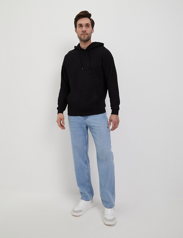 Черное мужское худи MASCOTTE 848-4128-2602 | ракурс 3