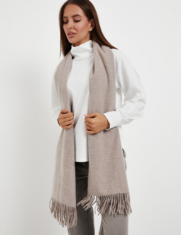 Серый женский шарф MASCOTTE 779-5202-2410 | ракурс 1