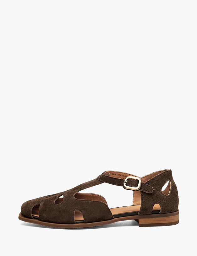 Коричневые женские сандалии MASCOTTE 22-6121016-6602M | ракурс 1