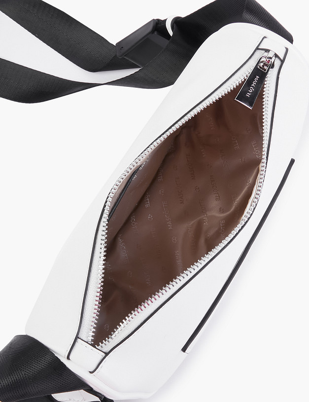 Белая женская сумка кросс-боди MASCOTTE 670-2129-601 | ракурс 4