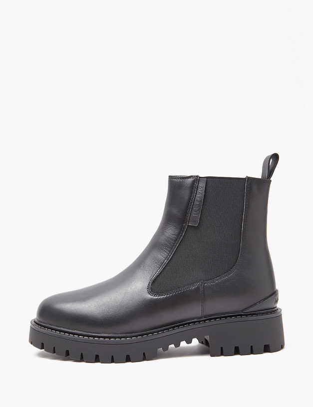 Черные женские зимние челси MASCOTTE 233-3202138-7100M | ракурс 1