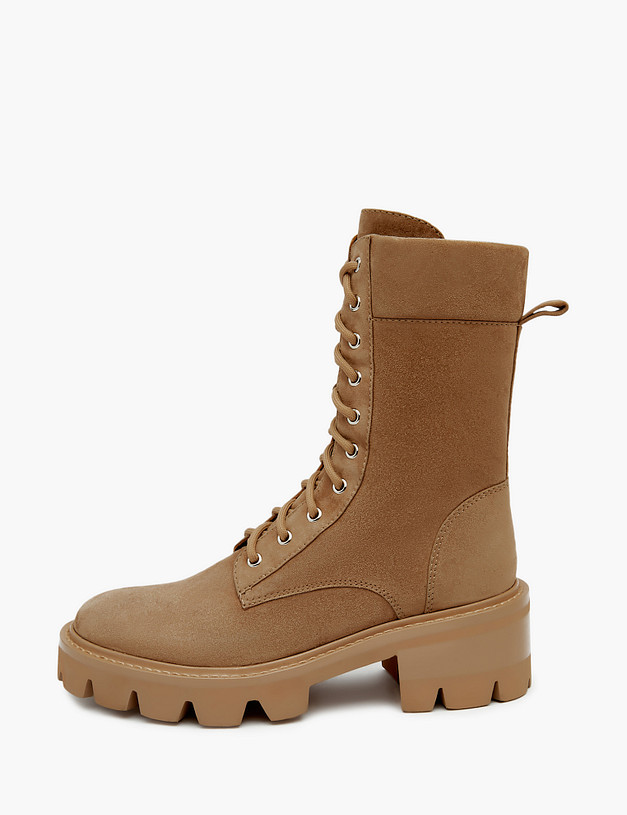 Бежевые женские ботинки MASCOTTE 172-3200723-3671M | ракурс 2