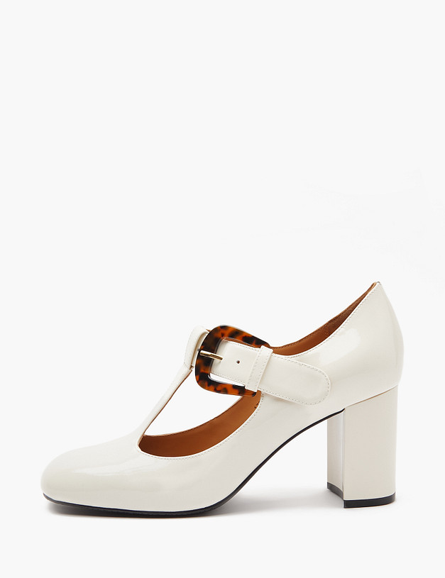 Молочные женские туфли Мэри Джейн MASCOTTE 175-4123111-3778M | ракурс 1