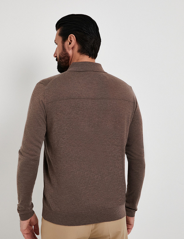 Мужской кардиган цвета капучино MASCOTTE 852-6117-2409 | ракурс 6