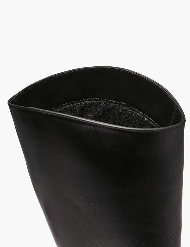 Черные женские сапоги MASCOTTE 384-421021-01002 | ракурс 6