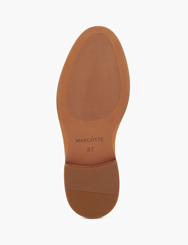 Молочные женские лоферы из кожи MASCOTTE 22-110114-6536M | ракурс 5