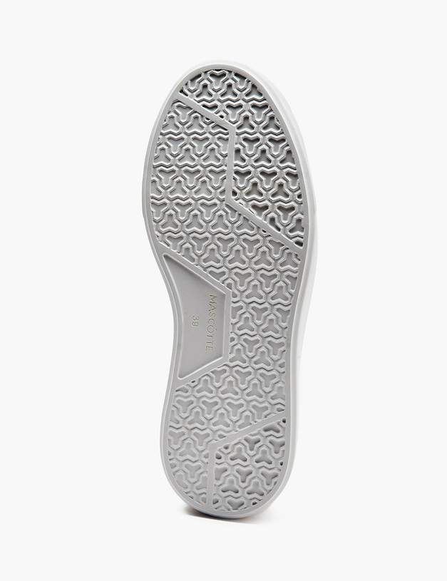 Молочные женские кеды из велюра MASCOTTE 22-4127111-4636M | ракурс 5