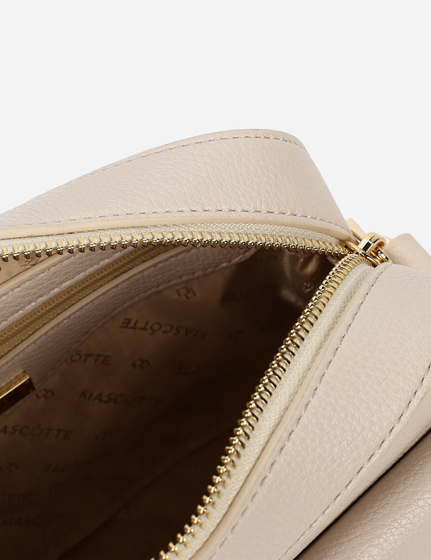 Белая женская сумка кросс-боди MASCOTTE 670-1101-601 | ракурс 4