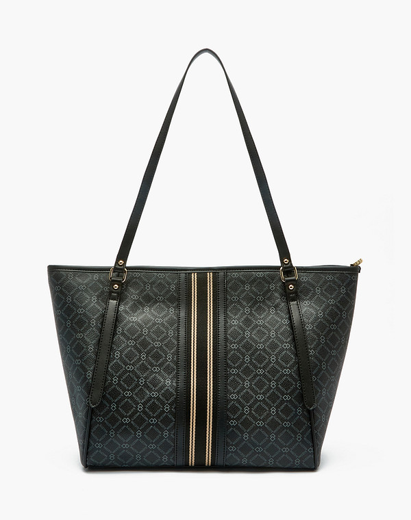 602-2217-602 Сумка женская и.кожа/текстиль черн, L, Mascotte