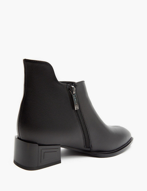 Черные женские ботильоны из кожи MASCOTTE 234-310121-0102 | ракурс 3