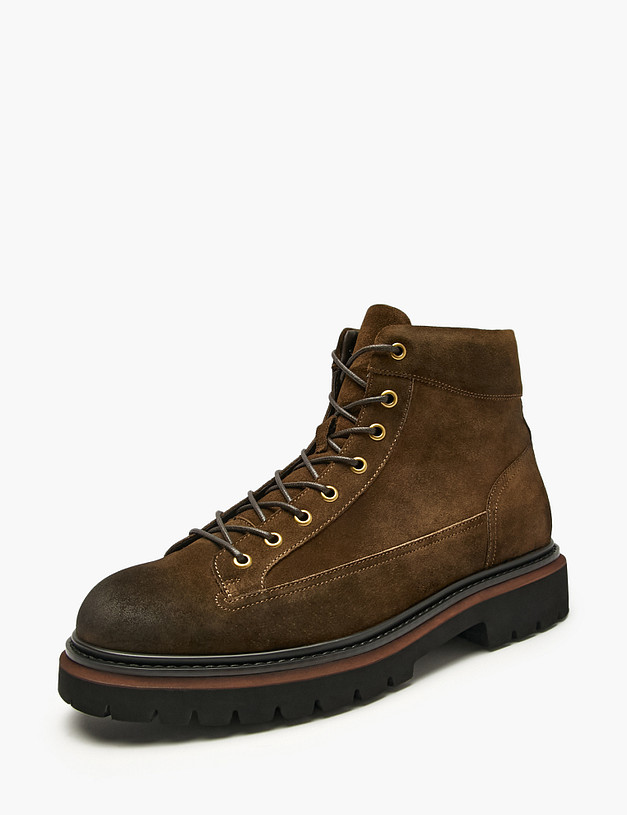 Коричневые мужские ботинки MASCOTTE 175-523821-0209 | ракурс 2