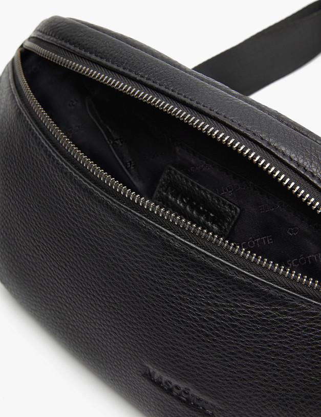 Черная мужская поясная сумка MASCOTTE 622-3103-102 | ракурс 5