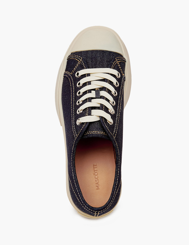 Синие женские кеды  MASCOTTE 47-410312-0203 | ракурс 4