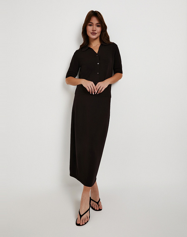 852-6125-2409 Джемпер женский темн-коричн, Mascotte