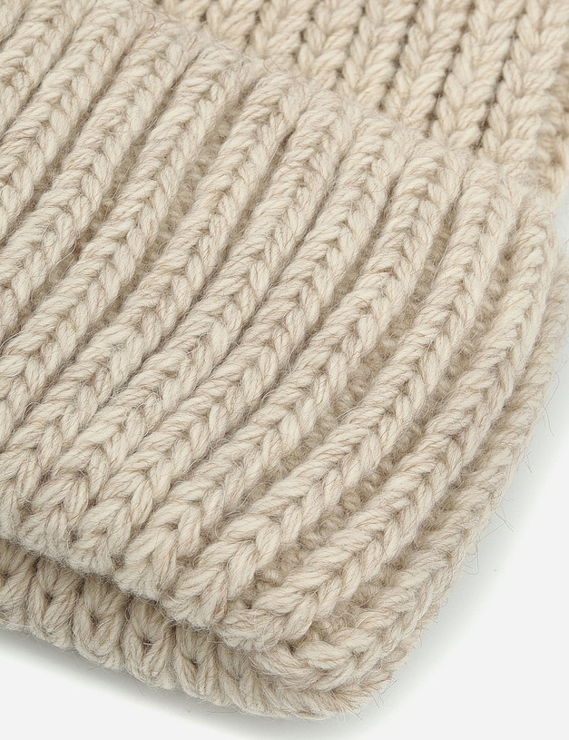 Молочная женская шапка MASCOTTE 781-1221-7501 | ракурс 3 Молочная женская шапка MASCOTTE 781-1221-7501 | ракурс 3