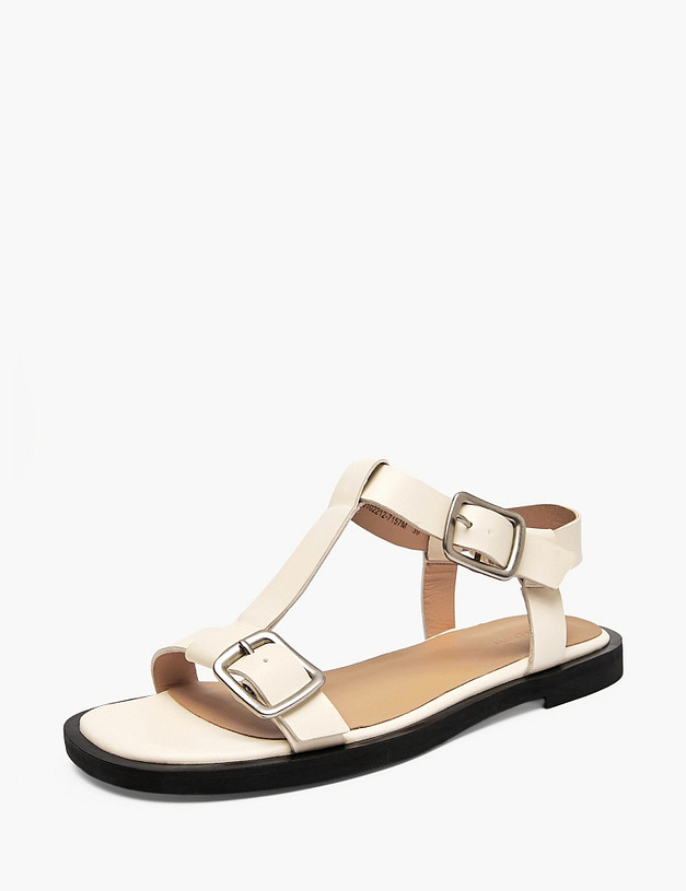 Молочные женские сандалии MASCOTTE 126-6102212-7157M | ракурс 2