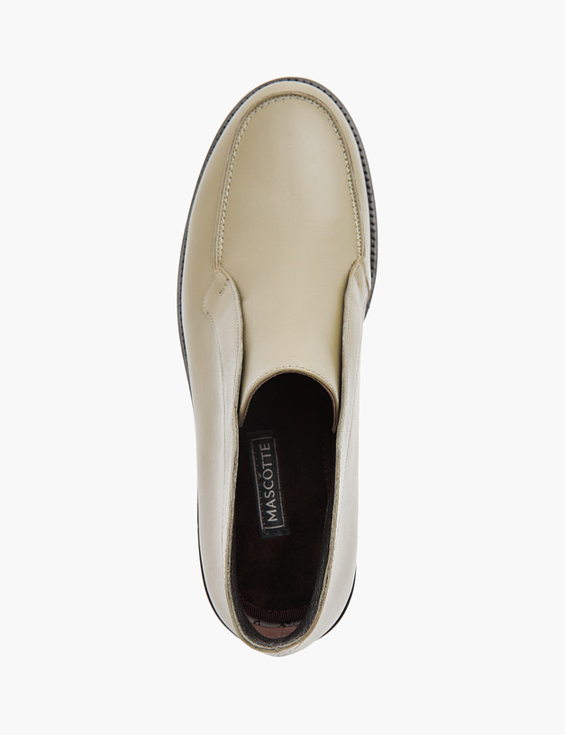 Зеленые кожаные женские ботинки MASCOTTE 172-2265421-0104 | ракурс 4