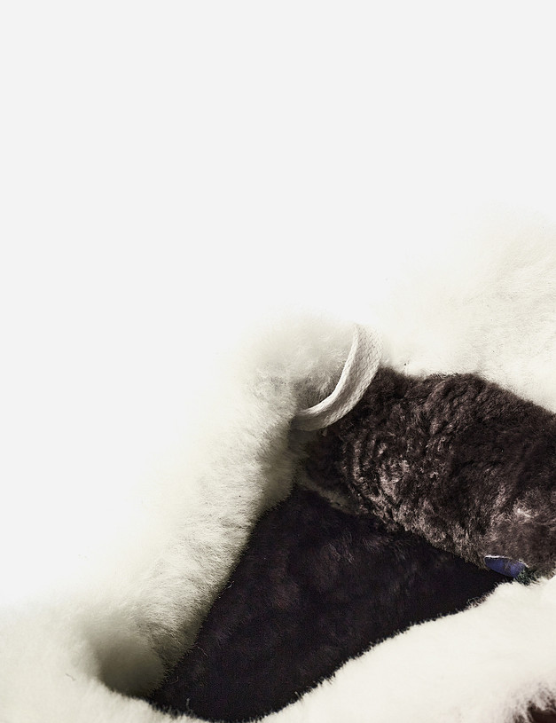 Серебристые женские кроссовки на меху MASCOTTE 234-124631-0116 | ракурс 7