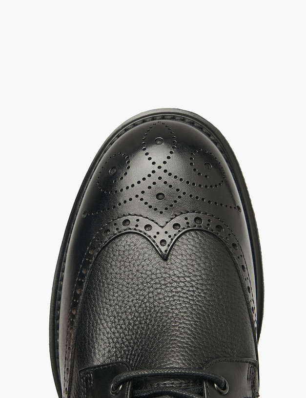 Черные мужские зимние ботинки MASCOTTE 22-521232-0102 | ракурс 4 Черные мужские зимние ботинки MASCOTTE 22-521232-0102 | ракурс 4