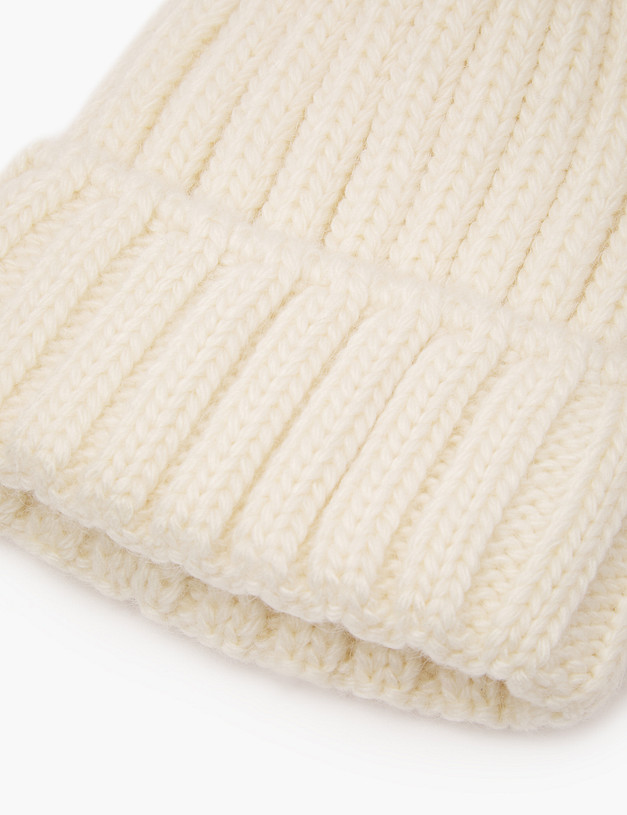 Молочная шапка для девочек MASCOTTE 781-3246-501 | ракурс 3