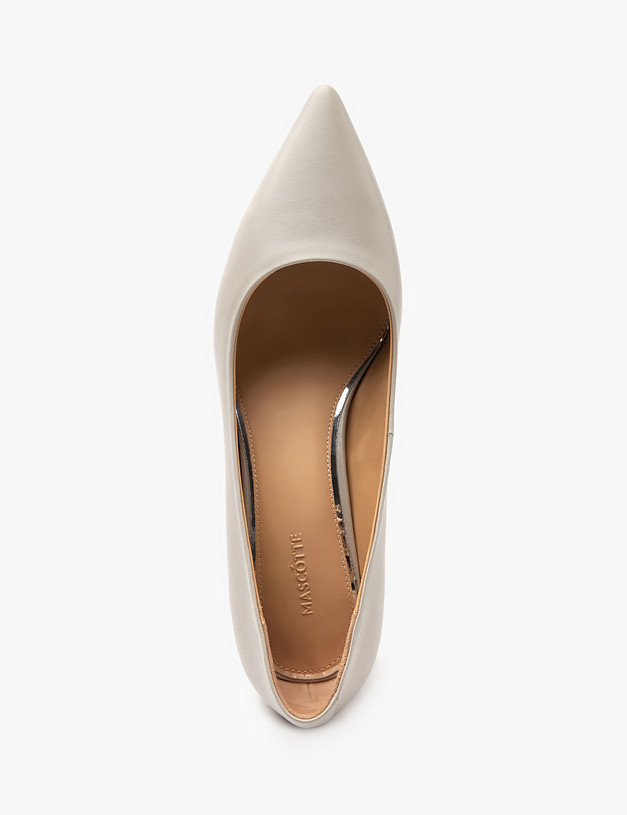 Серые женские туфли на невысоком каблуке MASCOTTE 172-4122812-6535M | ракурс 4