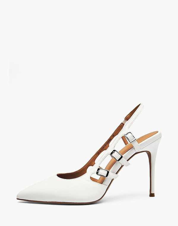 126-6102616-3569M Туфли летние женские нат.кожа/нат.кожа бел, Mascotte