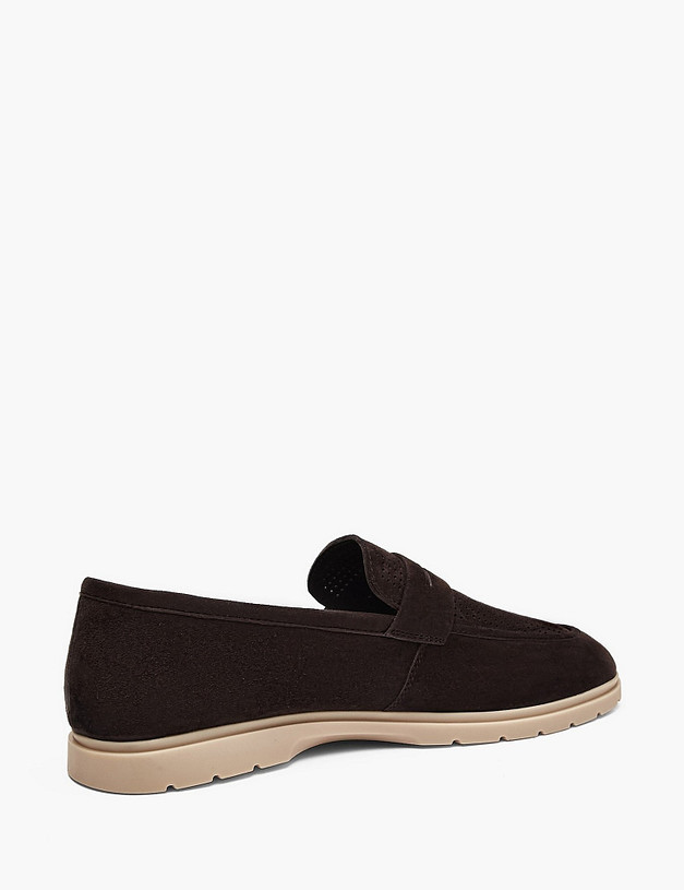 Коричневые мужские лоферы MASCOTTE 142-610812-4681M | ракурс 3