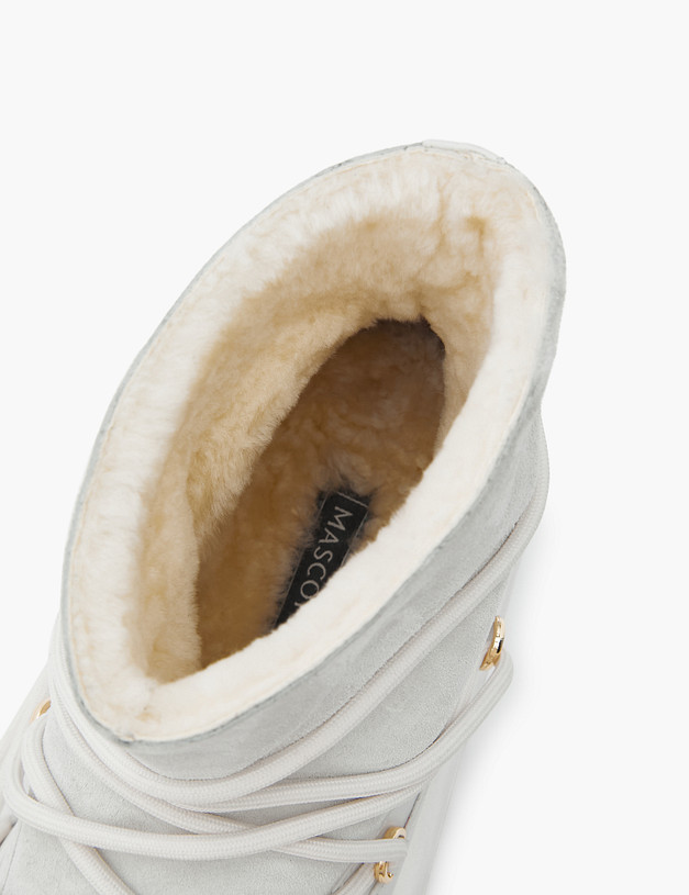Белые женские угги MASCOTTE 47-3203433-0601 | ракурс 6