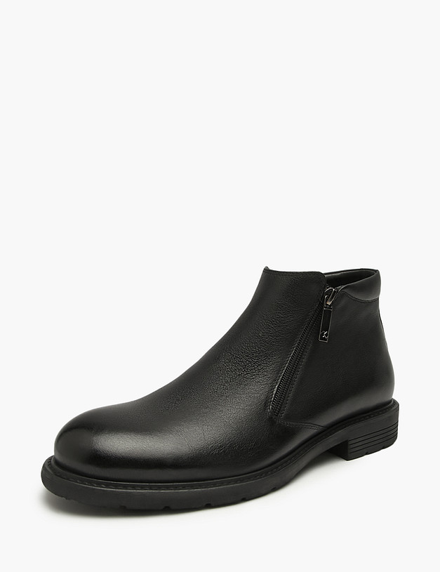 Черные мужские ботинки MASCOTTE 175-522421-0102 | ракурс 2 Черные мужские ботинки MASCOTTE 175-522421-0102 | ракурс 2