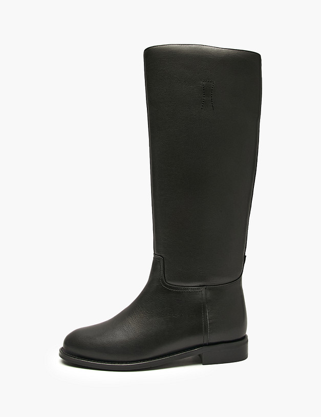 Черные женские сапоги MASCOTTE 233-5281221-3100M | ракурс 1