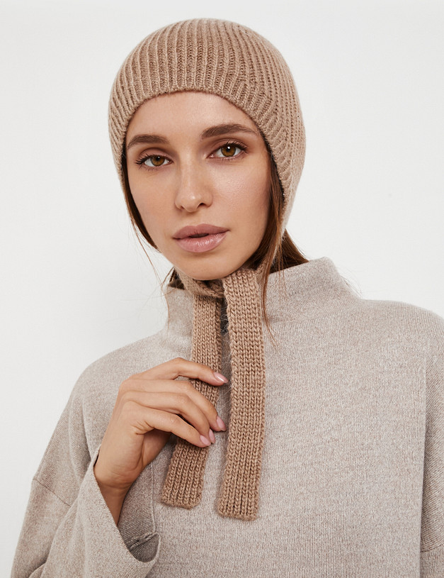 Бежевый женский чепчик MASCOTTE 781-5207-7508 | ракурс 1