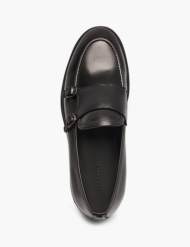 Черные мужские лоферы MASCOTTE 175-615311-6107M | ракурс 4