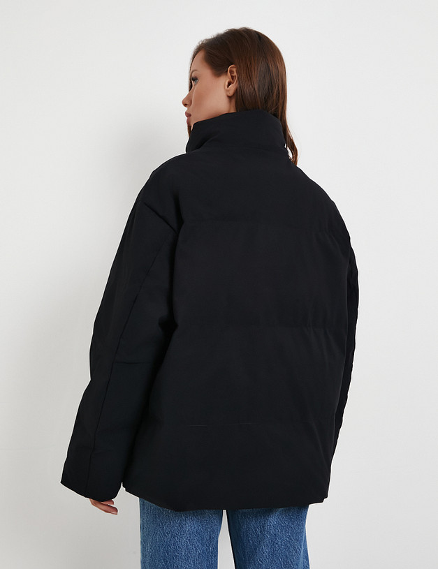 Черный женский пуховик MASCOTTE 971-5218-2402 | ракурс 7