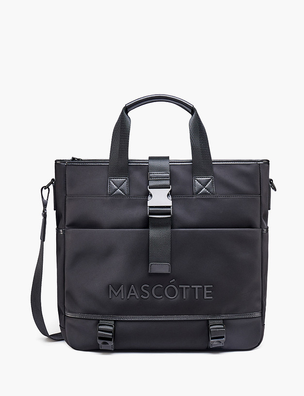 Черный мужской портфель MASCOTTE 604-4211-202 | ракурс 2 Черный мужской портфель MASCOTTE 604-4211-202 | ракурс 2