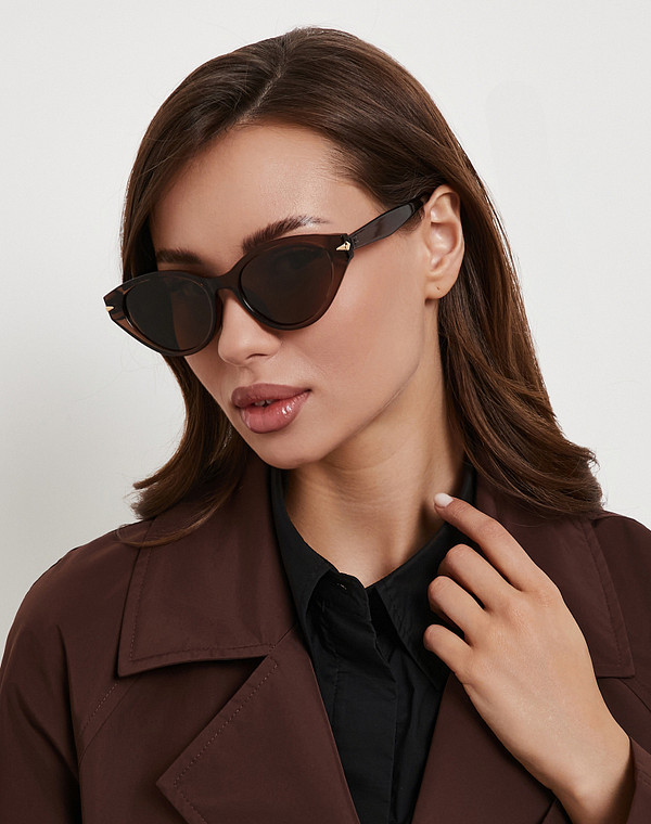 793-6131-7709 Очки женские и.мат. корич, Mascotte