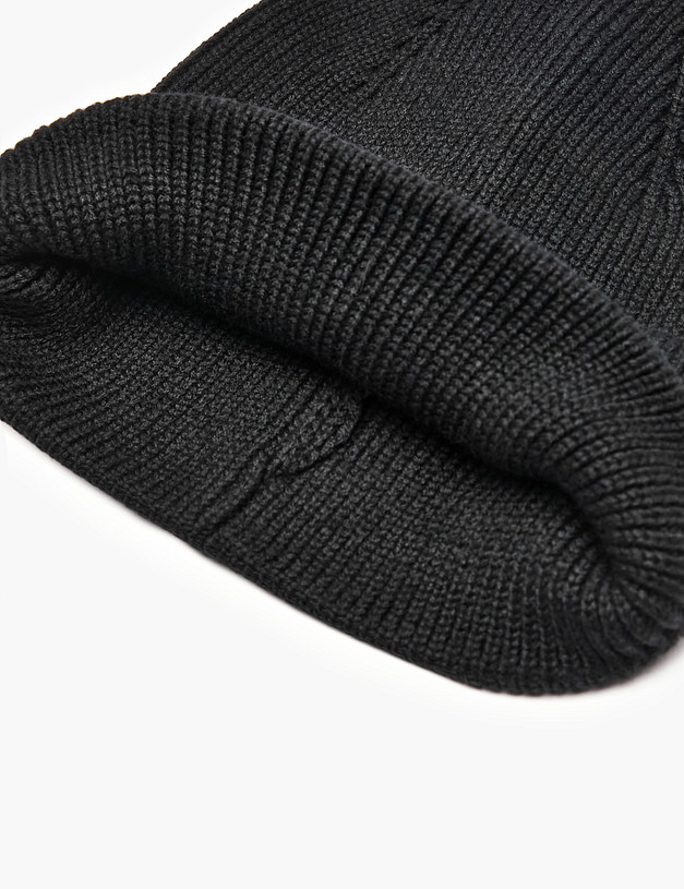 Черная женская шапка MASCOTTE 781-5203-2402 | ракурс 3