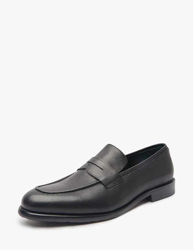 Черные мужские лоферы MASCOTTE 175-510513-0102 | ракурс 4