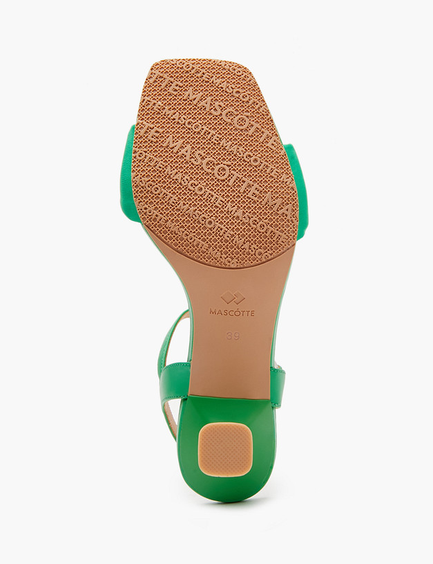 Зеленые женские босоножки MASCOTTE 172-4122612-0204 | ракурс 6