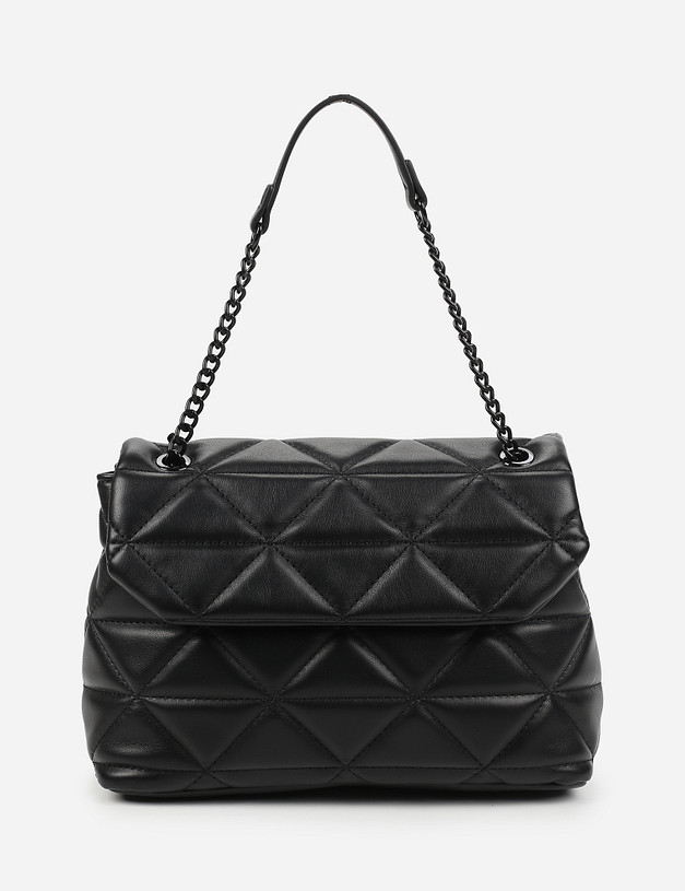 Черная женская сумка кросс-боди MASCOTTE 670-1109-602 | ракурс 2