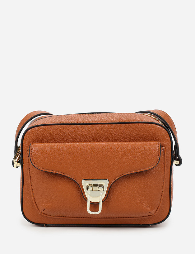 Рыжая женская сумка кросс-боди MASCOTTE 670-1101-613 | ракурс 2