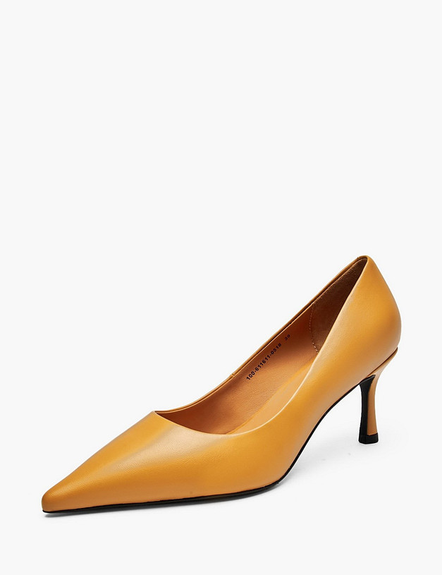 Желтые женские туфли MASCOTTE 100-611611-0518 | ракурс 2