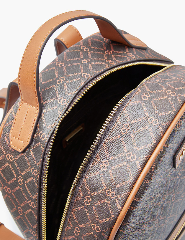 Коричневый женский рюкзак MASCOTTE 604-3201-609 | ракурс 4