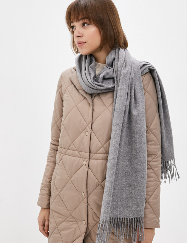 Серый женский шарф MASCOTTE 766-1216-2410 | ракурс 1