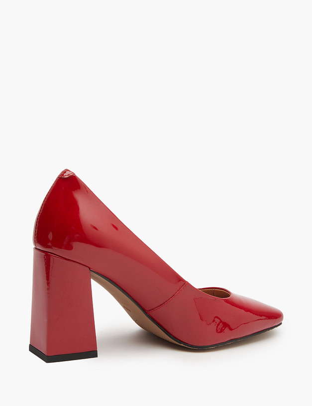 Красные лакированные женские туфли MASCOTTE 233-511211-0705 | ракурс 3