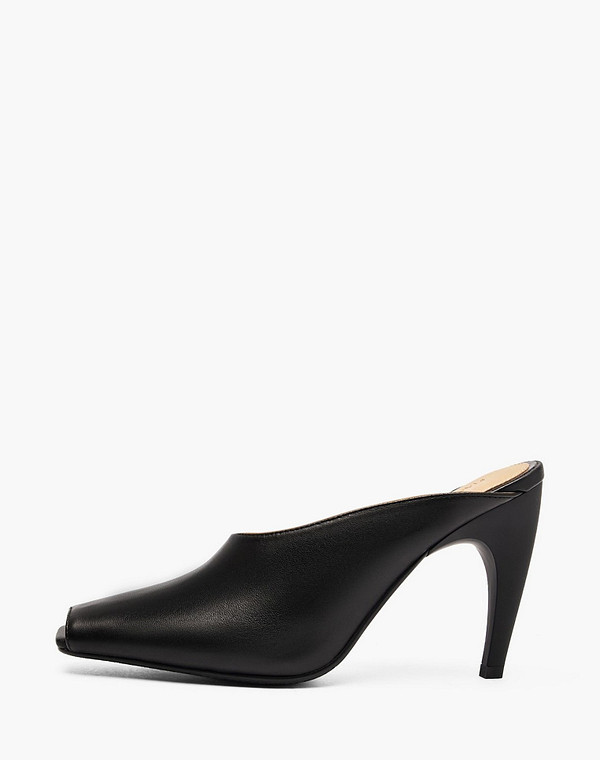 175-6163015-3501M Туфли летние женские нат.кожа/нат.кожа черн, Mascotte