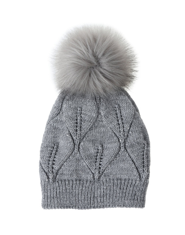 784-8201-02 Шапка женская текстиль/б.п. серый, Mascotte