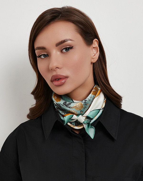 766-6140-2103 Платок женский голуб, Mascotte