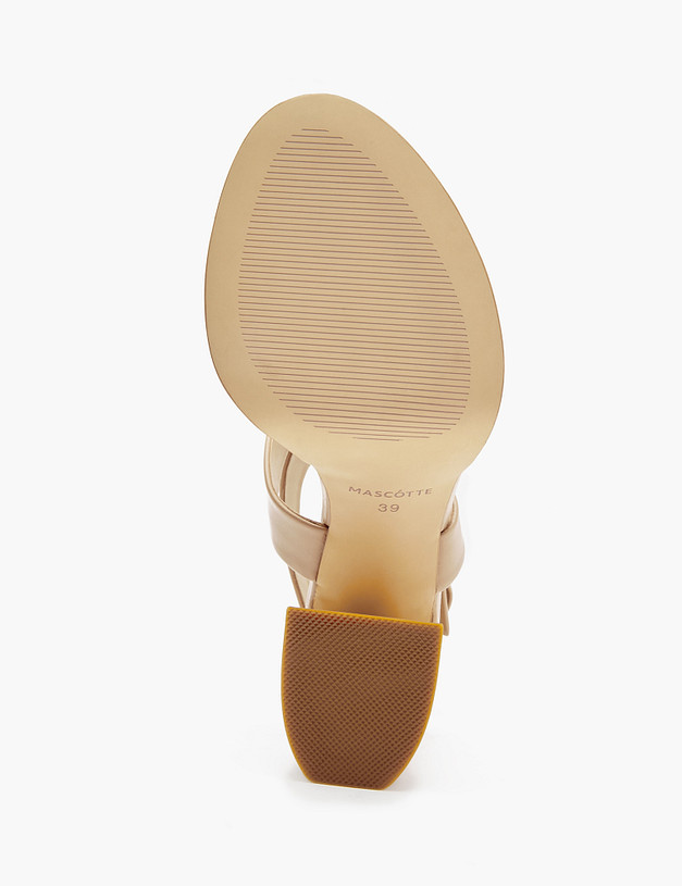 Бежевые женские босоножки MASCOTTE 15-411111-0508 | ракурс 5
