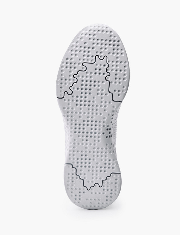 Белые текстильные женские кроссовки MASCOTTE 130-011221-0201 | ракурс 5