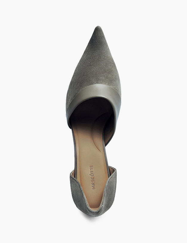 Серые женские туфли MASCOTTE 126-612615-5604M | ракурс 4